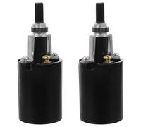 Gatuida Lot de 2 douilles rotatives E26 pour éclairage | Douille à variateur, interrupteur de remplacement pour lampes de table et lampadaires, réparation à faire soi-même