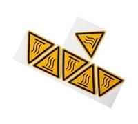 Gatuida Lot De 2 Feuilles D'autocollants « Danger Ne Pas Toucher » Watc-H Out For Heat - Étiquettes Autocollantes Attention Danger - Panneau D'avertissement De Surface Chaude -