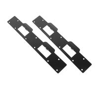 Gatuida Lot De 2 Gâches De Porte : Renfort De Gâche En, Trou De 1-3/4" X 7/8", Moderne Pour Fixation De Pêne Dormant, Réparation De Montant De Porte, Installation