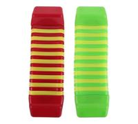 Gatuida Lot de 2 guiros - Instruments de Percussion Latine, Jouets rythmiques, Outil d'apprentissage Musical pour débutants et passionnés de Musique