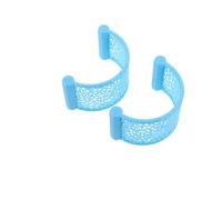 Gatuida Lot de 2 Hamacs Flottants Bleus pour Betta Plateforme de Repos de Feuille pour Aquarium Nano, Perchoir Stable et Cachette Flottante pour Crevettes et Petits Poissons,