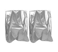 Gatuida Lot de 2 housses de protection pour dévidoir de tuyau d'arrosage extérieur protection imperméable et anti-poussière en tissu Oxford 210D pour dévidoir sur pied avec cordon de serrage,