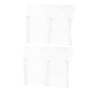 Gatuida Lot de 2 housses de repose-pieds pour fauteuil dentaire, | Patins de protection transparents et imperméables pour chaises, anti-poussière, gardent le repose-pieds propre,