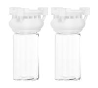 Gatuida Lot De 2 Mangeoires à Fourmis 10 ML en Verre Solide, Distributeurs d'eau Précis pour Fourmilière, Station D'arrosage Pratique pour Élevage De Fourmis Et Amateurs De Myrmécologie