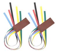 Gatuida Lot de 2 Marque-Pages en Ruban Multicolore Réutilisables Signets pour Livres et Bible Taille Adaptée pour Étudiants et Lecture Accessoires Pratiques et Décoratifs Solide et