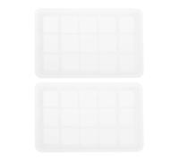Gatuida Lot de 2 Moules à Glaçons en Silicone pour Congélateur, Bac à Glaçons Cube, Usage Domestique et Restauration, Solide et Facile à Démouler