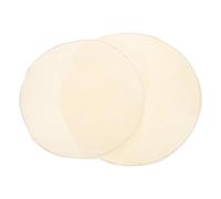 Gatuida Lot de 2 Peaux de Tambour en Cuir de Chèvre 30 CM et 35 CM Pièces de Rechange pour Percussion Couverture Ronde pour Tambours Africains Congo Accessoire Sonore Solide