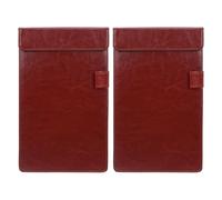 Gatuida Lot de 2 petits porte-documents avec porte-stylo - Présentoirs de tickets mini 25 x 15 cm - menus utilitaire pour restaurants, additions, notes et mémos