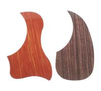 Gatuida Lot de 2 pickguards autocollants pour guitare acoustique, électrique, ukulélé, protection en grain de bois, pour instrument de 99, 101 et 104 cm