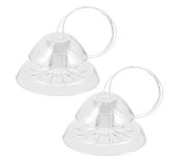 Gatuida Lot de 2 Pièges à Escargots pour Aquarium, Petit Format, Plastique Transparent, Accessoire pour Aquarium Plantes et Poissons, Contrôle des Limaces et Escargots Nuisibles
