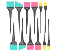 Gatuida Lot de 2 pinceaux pour teinture capillaire : pinceaux en silicone pour teinture capillaire - Kit applicateur de couleur pour la maison et le salon - Outils de coloration professionnels pour