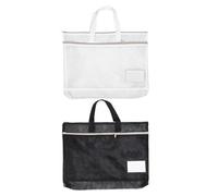 Gatuida Lot de 2 Pochettes A3 zippées avec poignée - Pochette en Filet pour Artistes - Accessoires pour la Peinture et Le Dessin sur Carton