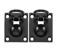 Gatuida Lot de 2 poignées de Trappe de Bateau en Acier Inoxydable, carrées et encastrées, pour loquet de Trappe de Bateau