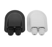 Gatuida Lot de 2 Presse-étoupes pour Panneaux solaires, boîtier de jonction étanche en ABS, Presse-étoupe pour câbles de Panneaux solaires, pour Bateaux, Camping-Cars