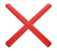 Gatuida Lot de 2 Protections Anti-Rayures pour Skateboards, Protège-Nez et Protège-Queue en Matériau Solide Haute Élasticité, 30 Cm Rouge, Protection Optimale des Bords pour Skateboard,