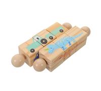 Gatuida Lot de 2 Puzzles en Bois Montessori pour bébés - Dinosaures à tordre et à Faire Tourner, idéal pour l'éveil des Tout-Petits, Le développement de la motricité Fine et des capacités
