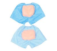 Gatuida Lot de 2 Shorts à Fesses dénudées Humoristiques - Costume de Cosplay avec Fesses Ouvertes - Pantalon de Plage Comique, Accessoire de Farce réaliste pour Bal masqué et Poisson d'avril