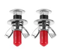 Gatuida Lot de 2 vis de Fixation pour Plaque Dorsale de plongée en Acier Inoxydable - Vis pour la plongée sous-Marine - à Oreilles pour Fixation de Plaque Dorsale sous-Marine - Accessoires pour de