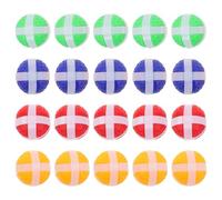 Gatuida Lot de 20 balles adhésives pour Cible de fléchettes en Tissu - Balles de Sport à Scratch - Accessoires pour Jeux de Raquettes, en intérieur comme en extérieur - 4 cm