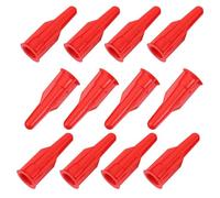 Gatuida Lot de 20 Bouchons Rouges pour Buses Tubulaires de Calfeutrage, Embouts Réutilisables pour Tubes de Mastic, Usage en Bâtiment et Travaux d'Étanchéité