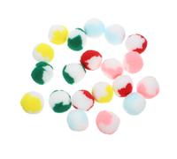 Gatuida Lot de 20 Boules pour Chats Interactives en Peluche Colorée, Légères Et Douces, Taille Moyenne, Jouet Stimulant pour Chatons Et Chats Adultes, Jeu Stress à La Maison