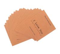 Gatuida Lot de 20 Cartes Postales Carrées « je T’Aime » en Code Morse Cartes Éducatives Romantiques pour Mariage et Anniversaire Format Compact pour Échanges Ludiques et Apprentissage