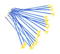 Gatuida Lot de 20 Flèches De Rechange À Ventouse pour Enfants Jouets De Simulation en Plastique Bleu