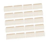 Gatuida Lot de 20 peignes à cheveux latéraux : peigne français à 10 dents, maintien fort, pinces pour cheveux ondulés, chignons et coiffures relevées, accessoires pour filles