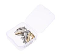 Gatuida Lot de 20 Pointes de Rechange Universelles en Acier pour Stylos-Plumage 038Ef 05F 05Mm Argentées Accessoires Polyvalents pour Calligraphie Écriture et Peinture