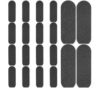 Gatuida Lot De 20 Recharges De Papier Abrasif Pour Lime à Pieds Adhésives Grosse Taille, Grain Fin Et Gros, Pour Soins Des Pieds, Exfoliation, Remplacement Autocollant, Usage Personnel Et Voyage