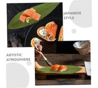 Gatuida Lot De 200 Feuilles De Décoratives Pour Sushis Accessoires De Restaurant Tapis De Gazon Artificiel Assiettes En Décorations Pour Cupcakes Feuilles Vert