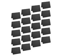 Gatuida Lot de 21 Petits Tableaux Noirs Effaçables A Type Mat 10 X 76 X 02 CM en Plastique pour Restaurant Café et Buffet - Tableau de Menu Réutilisable et Portable pour Affichage sur