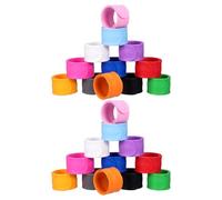 Gatuida Lot de 24 bracelets à pression en silicone colorés pour loisirs créatifs - Fournitures de fête d'anniversaire - Bracelets à pression pour loisirs créatifs - Pack de à pour les