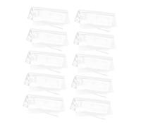 Gatuida Lot de 24 Pochettes de Disques Vinyle en Plastique Blanc Pochettes Extérieures de Protection Légères et Résistantes à l'eau 45 Tours