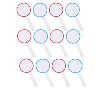 Gatuida Lot de 24 Tableaux Effaçables à Sec 10X20 CM Tableaux Blancs Portables pour Salle de Classe Planches de Score et Vote Réutilisables Surface à Contraste Élevé Usage Éducatif et