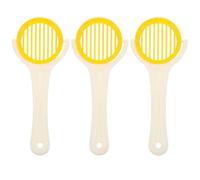 Gatuida Lot de 3 attrape-reines pliables, accessoire d'apiculture : cage de marquage de reine en plastique portable avec poignée rotative, marqueur jaune pour l'identification des abeilles de