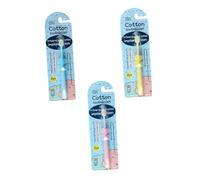 Gatuida Lot de 3 Brosses à Dents Manuelles pour Garçon et Filles 2-8 Poils Ultra-Doux des Gencives Motifs Éléphant Colorés Adaptées aux Petites Mains
