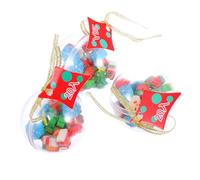 Gatuida Lot de 3 Gommes de Noël Transparentes de Boule 20-25 Pièces pour Bas de Noël Papeterie Enfantine et Présents Scolaires Gommes Colorées pour Décoration Festive et Usage Scolaire