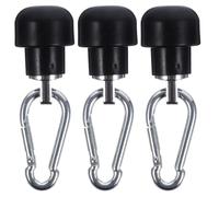 Gatuida Lot de 3 mousquetons pour système de poulie, connecteur de câble métallique, butée de Joint de câble de Gymnastique, pour équipement d'exercice, pièces de Rechange pour Machine