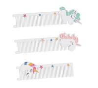 Gatuida Lot de 3 Peignes à Cheveux Antistatiques Uniques Brosses à Cheveux Multi-Usages pour Massage du Cuir Chevelu Design Portable et Solide pour Usage Hivernal et Démêlage