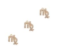 Gatuida Lot de 3 Pendentifs Constellation en Cuivre Doré Petit Format Bijou DIY pour Colliers et Boucles d'Oreilles Accessoires Élégants pour Création Artisanale et Présents