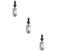 Gatuida Lot De 3 Petites Souris Filaires Résolution Optique 1600 Dpi Design Télescopique Confortable pour Les Mains Gauche Et Droite pour Ordinateur Portable