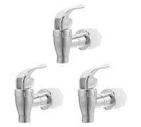 Gatuida Lot de 3 robinets de distributeur de boissons en plastique | Bec verseur de distributeur de boissons, optimisé pour seaux d'eau et fûts de boissons, fonctionnement fluide, pratique