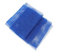 Gatuida Lot de 3 Serviettes Exfoliantes en Maille pour Bain Éponge Nettoyante Bleu Taille Moyenne pour Exfoliation Corps Cou Épaules et Pieds Nettoyage Profond et Mousse Abondante