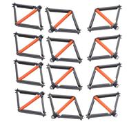 Gatuida Lot de 30 Outils de Réparation pour Boîtes à Cassettes 86 Type Tiges de Support Isolées en Acier Renforcé Clips Universels pour Boîtier d'Interrupteur Mural Fixation et