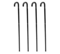 Gatuida Lot de 4 béquilles Noires pour Cosplay : Accessoire de Costume de Magicien, Canne de Danse pour Tours de Magie, béquille de scène en Trois Sections, Accessoires de Carnaval