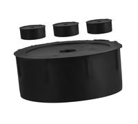 Gatuida Lot de 4 Bouchons de Réparation pour Poteau d'arbre à Chat, Embouts en Plastique de 70 Mm Écrou M8, Accessoires pour Griffoir Chat, Remplacement pour Mobilier Félin, Usage