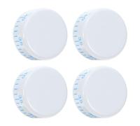 Gatuida Lot de 4 Boutons de Réglage Température pour Réfrigérateur Molette Blanche Compatible Congélateur Interrupteur de Thermostat Précis Marquages Clairs Contrôle Facile et Stable