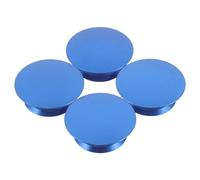 Gatuida Lot de 4 Capuchons Anti-poussière pour manivelle de vélo en Alliage d'aluminium avec Anneau en Caoutchouc, Protection pour pédalier de VTT, Couvercle d'arbre Central