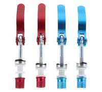 Gatuida Lot de 4 Colliers de Serrage Rapide pour Tige de Selle de vélo - Attaches Rapides en Alliage d'aluminium - Installation Facile pour Le VTT